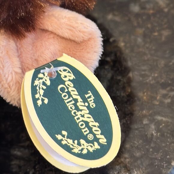 The Bearington Baby Collection Swings Monkey Brown Plush Stuffed Toy 14" - Picture 9 of 11